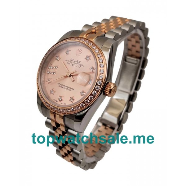 High Quality Rolex Datejust 279381 Replica Watches With Rose Gold Dials Online