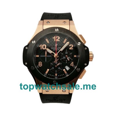 UK 44MM Black Dials Hublot Big Bang 301.PB.131.RX Replica Watches