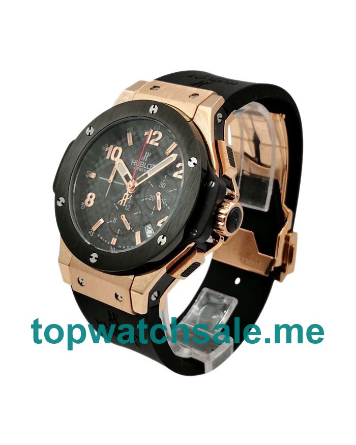 UK 44MM Black Dials Hublot Big Bang 301.PB.131.RX Replica Watches