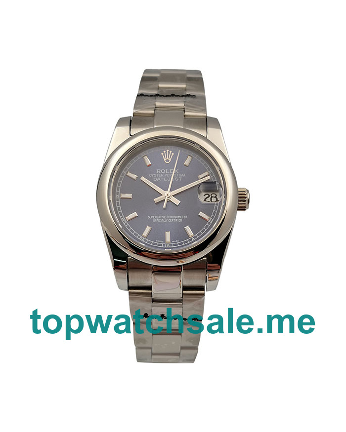 UK 31MM Replica Rolex Datejust 178240 Blue Dials Watches