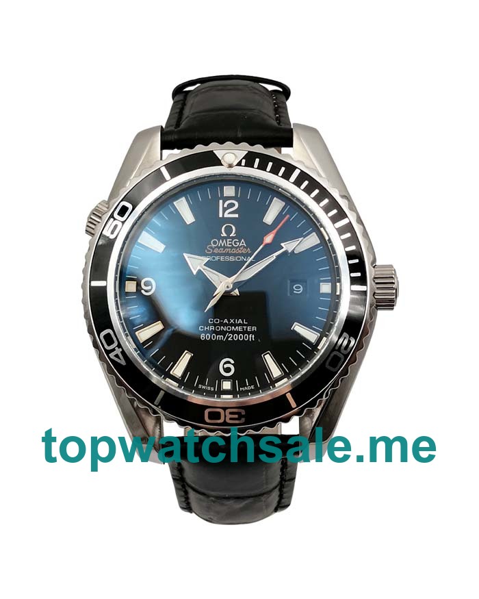 UK 44MM Black Dials Omega Seamaster Planet Ocean 215.33.44.21.01.001 Replica Watches