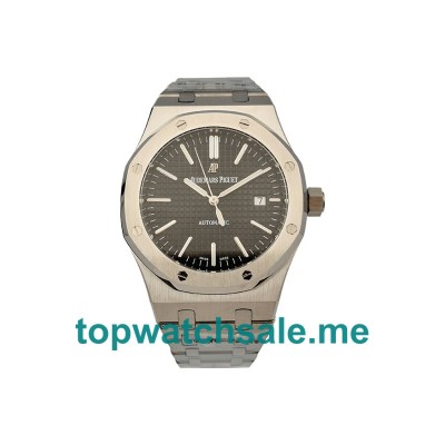 UK 41MM Black Dials Audemars Piguet Royal Oak 15400ST.OO.1220ST.01 Replica Watches