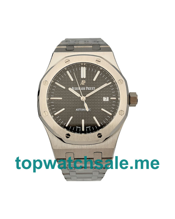 UK 41MM Black Dials Audemars Piguet Royal Oak 15400ST.OO.1220ST.01 Replica Watches