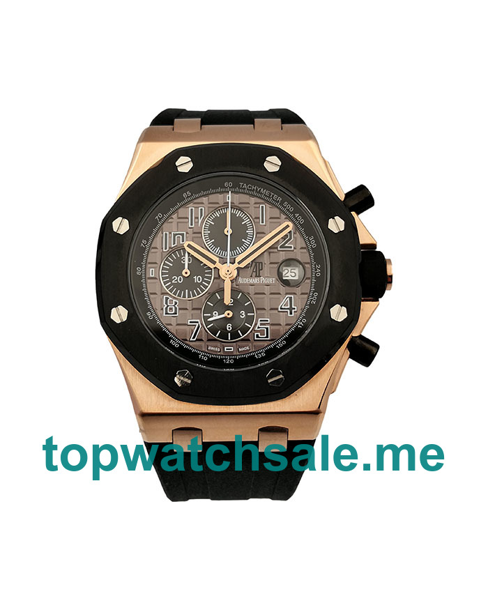 UK 43MM Rose Gold Replica Audemars Piguet Royal Oak Offshore 25940OK.OO.D002CA.01 Watches