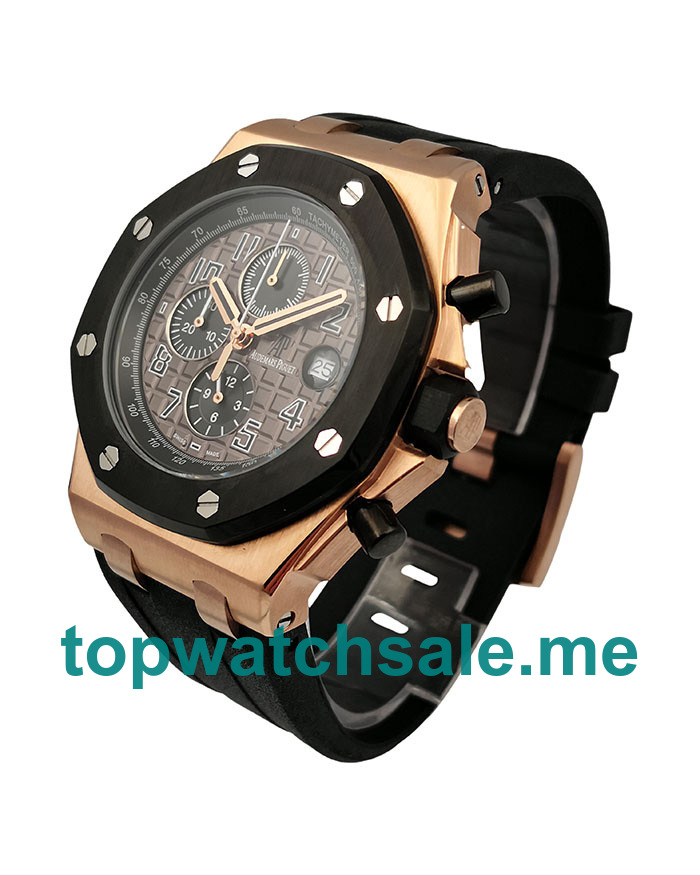 UK 43MM Rose Gold Replica Audemars Piguet Royal Oak Offshore 25940OK.OO.D002CA.01 Watches