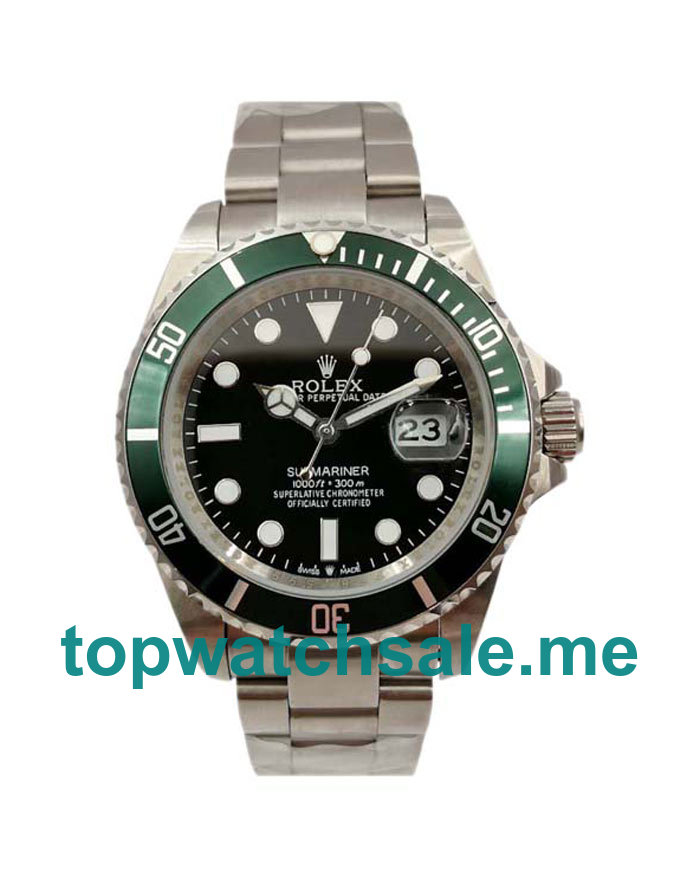 UK 40MM Green Ceramic Bezels Rolex Submariner 16610 LV Replica Watches