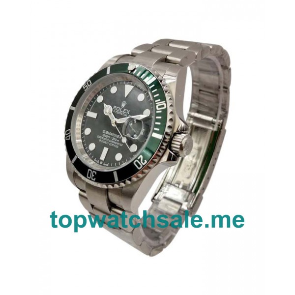 UK 40MM Green Ceramic Bezels Rolex Submariner 16610 LV Replica Watches