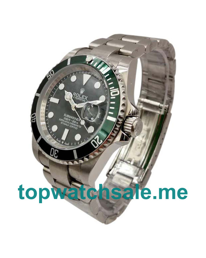 UK 40MM Green Ceramic Bezels Rolex Submariner 16610 LV Replica Watches