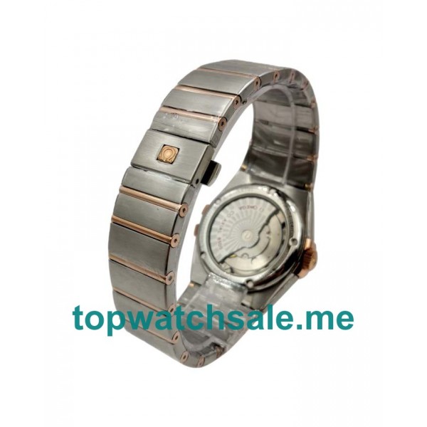 UK 38MM Steel And Rose Gold Omega Constellation 123.20.35.20.63.001 Replica Watches
