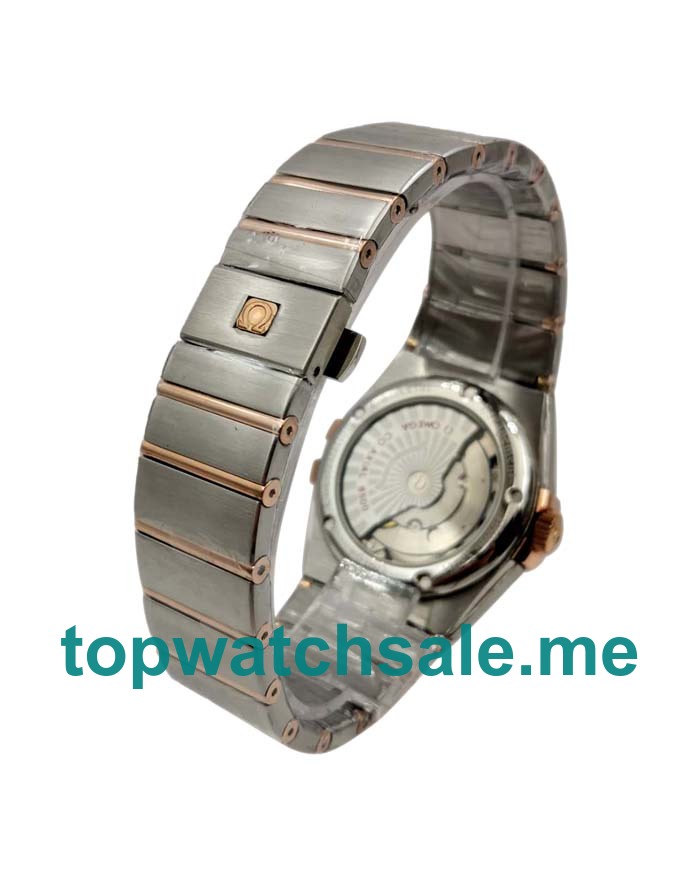 UK 38MM Steel And Rose Gold Omega Constellation 123.20.35.20.63.001 Replica Watches