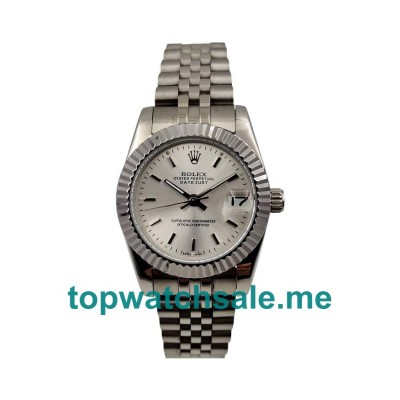 UK 31MM Silver Dials Rolex Datejust 179174 Replica Watches