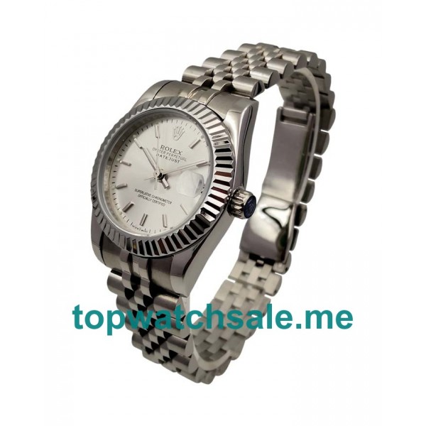 UK 31MM Silver Dials Rolex Datejust 179174 Replica Watches
