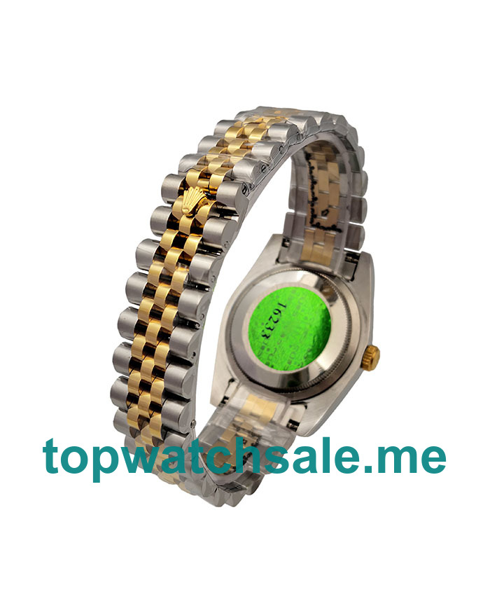 UK 36MM Champagne Dials Rolex Datejust 16233 Replica Watches
