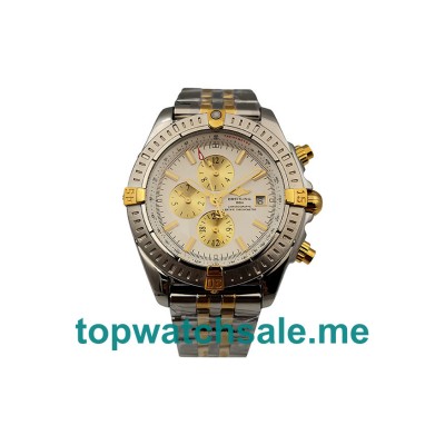 UK 44MM White Dials Breitling Chronomat Evolution B13355 Replica Watches