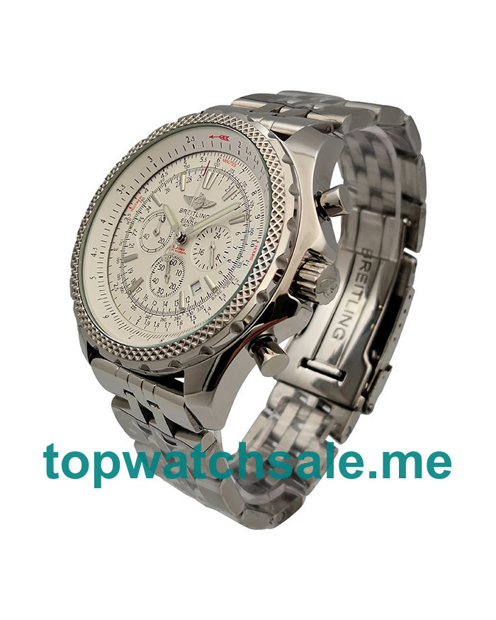UK 47MM White Dials Breitling Bentley Motors A25362 Replica Watches