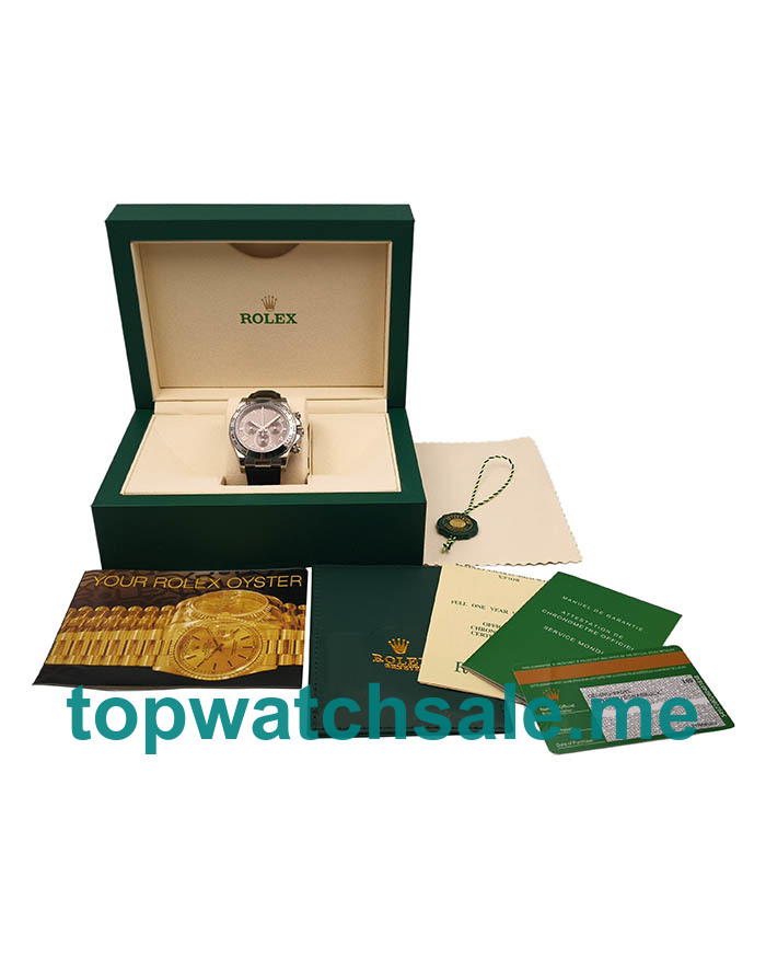 UK AAA Quality Rolex Daytona 116519 Replica Watches With Grey Dials For Men