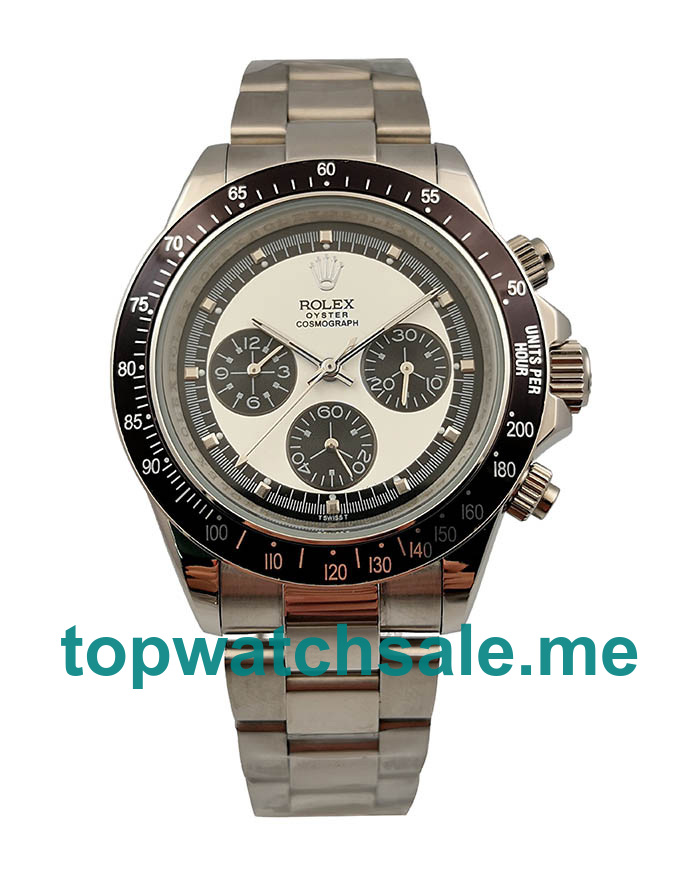 UK 40MM Black Bezels Replica Rolex Daytona Ref.6264 Watches