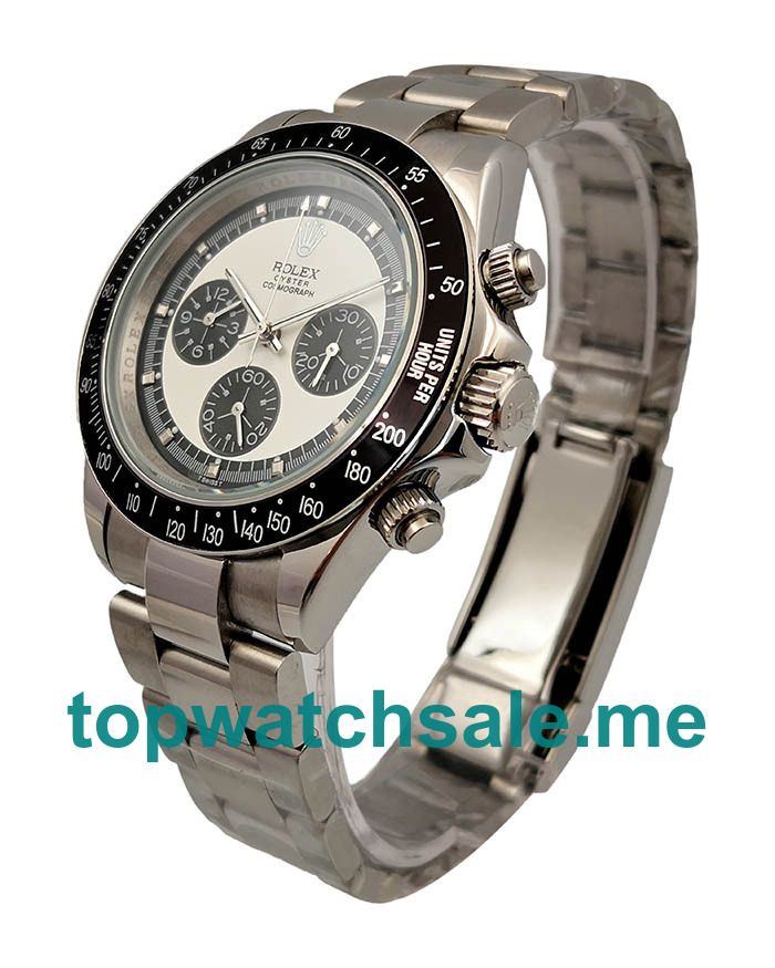 UK 40MM Black Bezels Replica Rolex Daytona Ref.6264 Watches