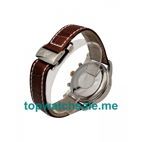 UK 44.5MM Coffee Dials Breitling Transocean UB015212 Replica Watches
