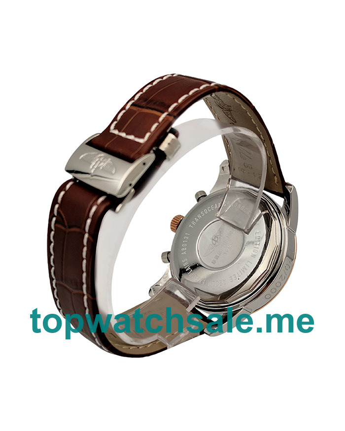 UK 44.5MM Coffee Dials Breitling Transocean UB015212 Replica Watches