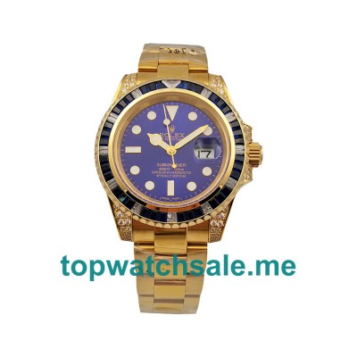 UK 40MM Gold Replica Rolex Submariner 116618 Watches