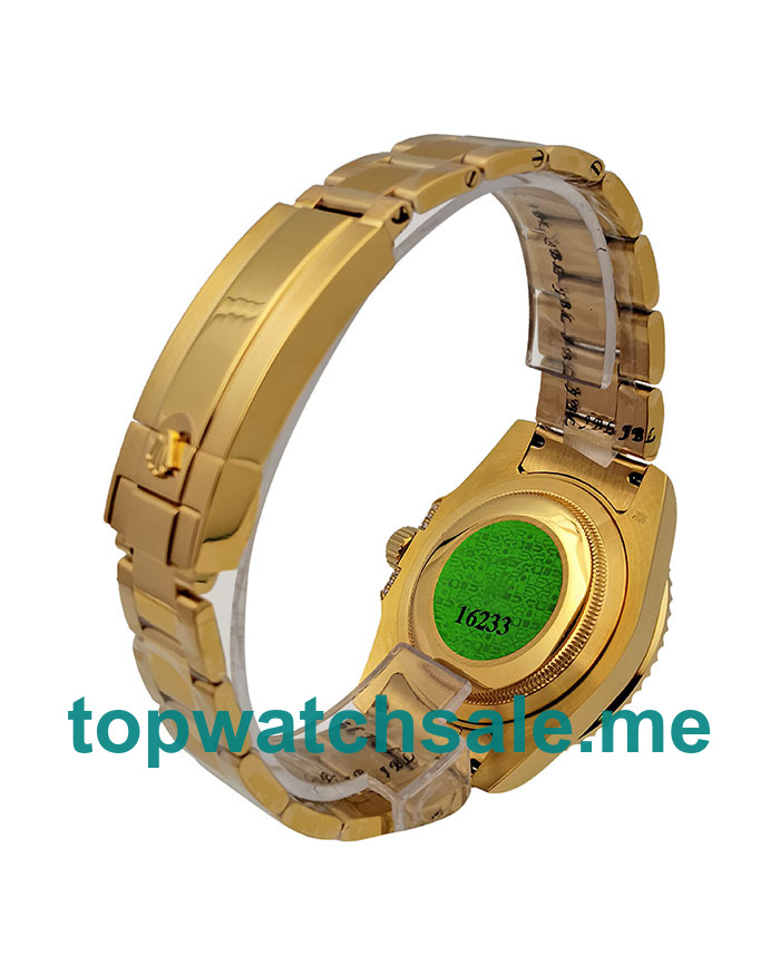UK 40MM Gold Replica Rolex Submariner 116618 Watches
