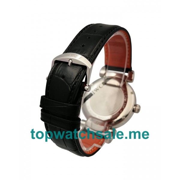UK 40MM Black Dials IWC Da Vinci IW356601 Replica Watches