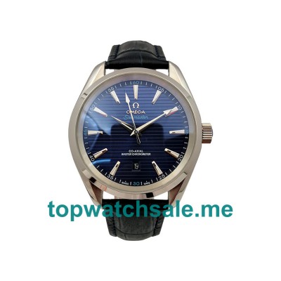 UK 40MM Blue Dials Omega Seamaster Aqua Terra 150 M 220.13.41.21.03.001 Replica Watches