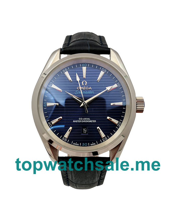 UK 40MM Blue Dials Omega Seamaster Aqua Terra 150 M 220.13.41.21.03.001 Replica Watches