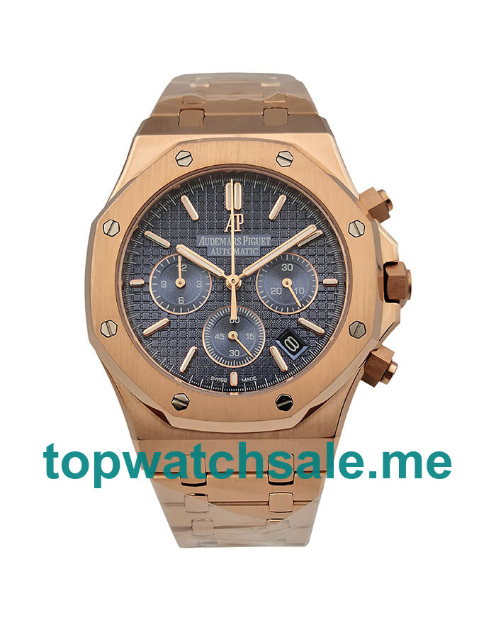 UK 42MM Blue Dials Audemars Piguet Royal Oak 26320OR Replica Watches