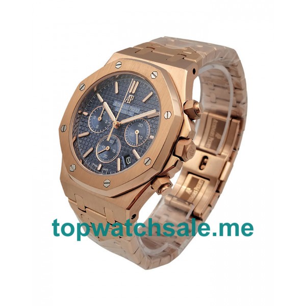 UK 42MM Blue Dials Audemars Piguet Royal Oak 26320OR Replica Watches