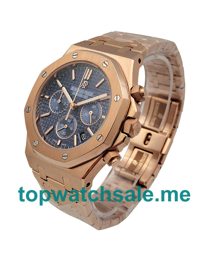 UK 42MM Blue Dials Audemars Piguet Royal Oak 26320OR Replica Watches