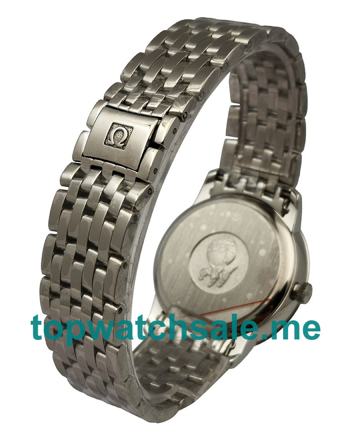 UK AAA Quality Omega De Ville 424.10.40.20.06.001 Replica Watches With Grey Dials For Sale