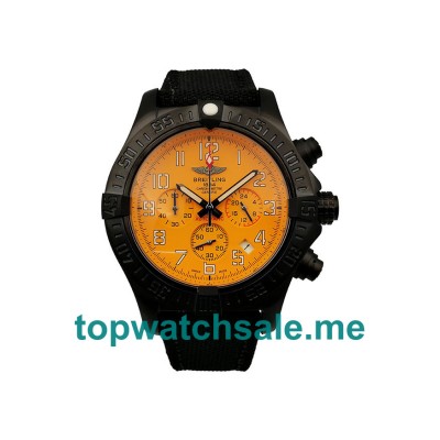 UK 47MM Yellow Dials Breitling Super Avenger XB0180E4 Replica Watches