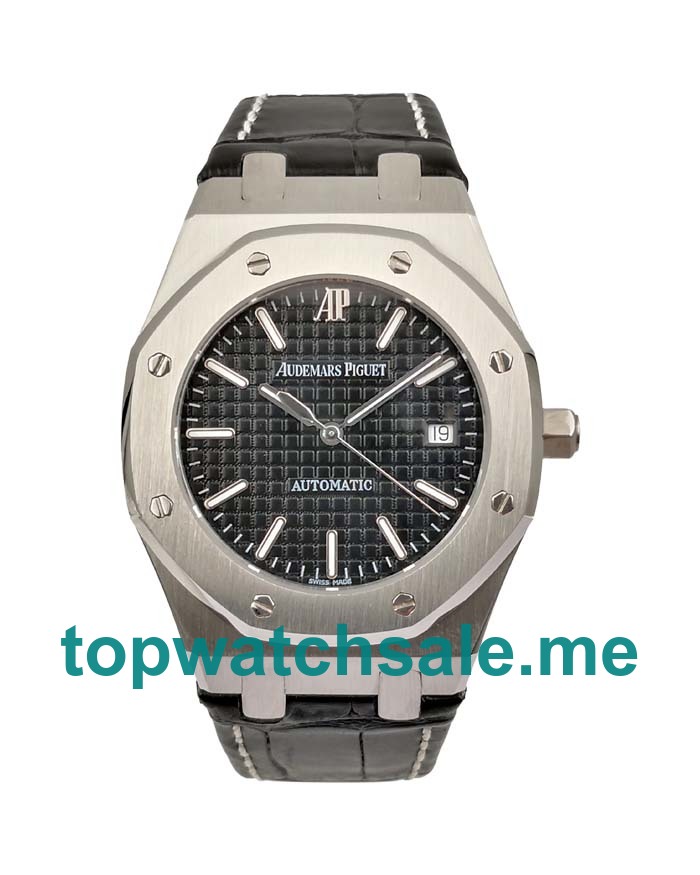 UK 41MM Black Dials Audemars Piguet Royal Oak 15300ST.OO.1220ST.01 Replica Watches