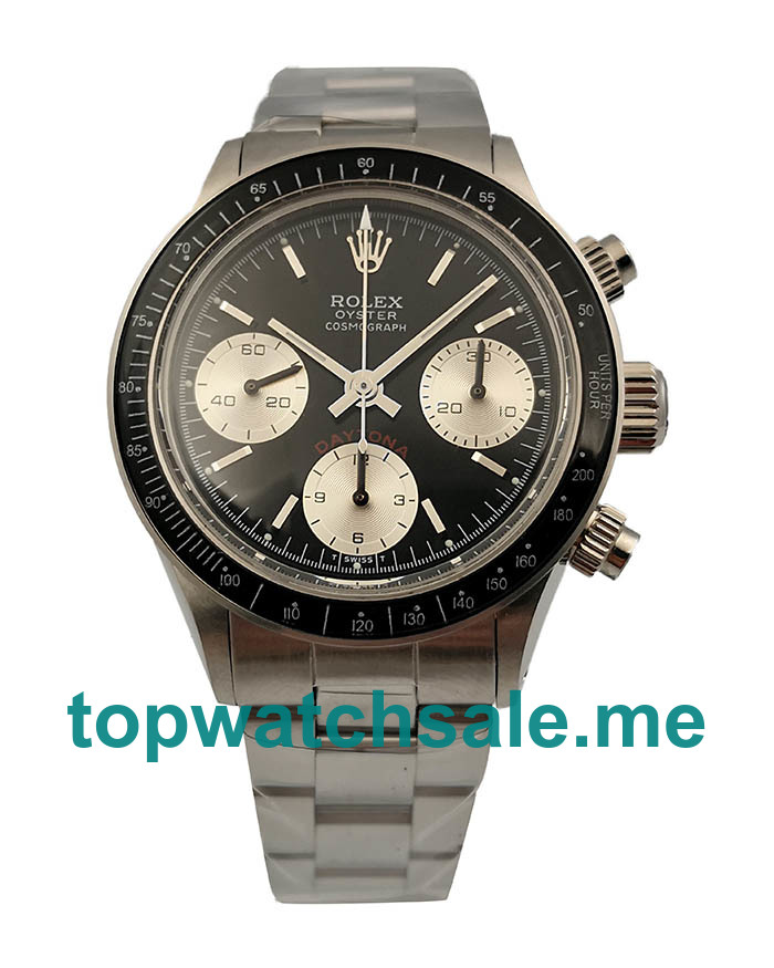 UK AAA Quality Rolex Daytona 6263 Replica Watches With Black Dials For Men