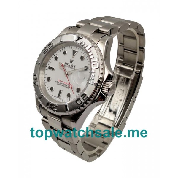 UK Perfect Replica Rolex Yacht-Master 16622 Watches With White Dials For Men