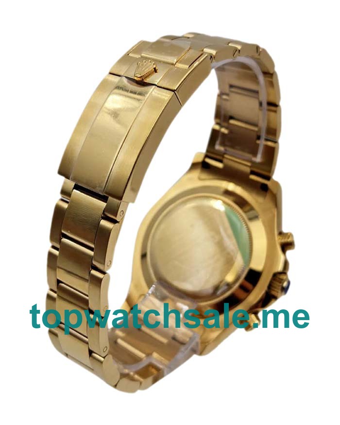 UK Swiss Made Replica Rolex Yacht-Master II 116688 JF Yellow Gold White Dial Swiss 7750 Watches