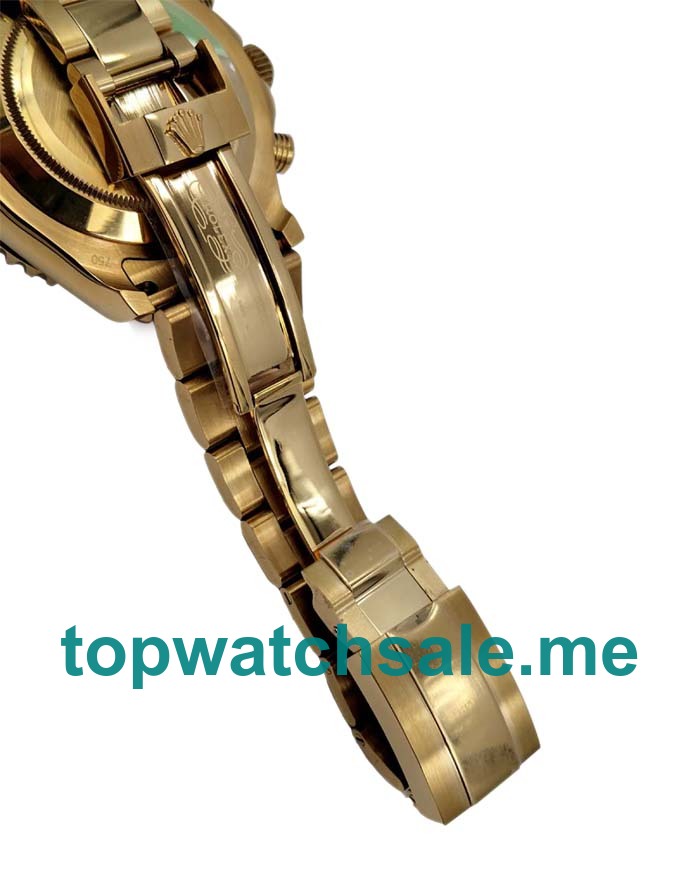 UK Swiss Made Replica Rolex Yacht-Master II 116688 JF Yellow Gold White Dial Swiss 7750 Watches