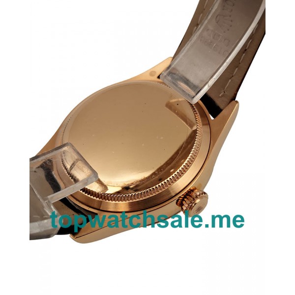 UK Swiss Movement Replica Rolex Cellini Date 50515 VF Rose Gold White Dial Dial Swiss 3165 For Sale
