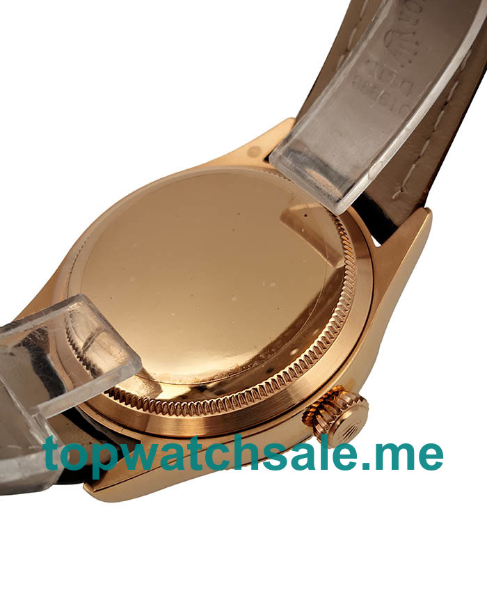 UK Swiss Movement Replica Rolex Cellini Date 50515 VF Rose Gold White Dial Dial Swiss 3165 For Sale