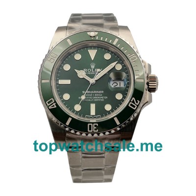 UK Top Quality Replica Rolex Submariner Date 116610LV 2018 N V8S Stainless Steel Green Dial Swiss 3135
