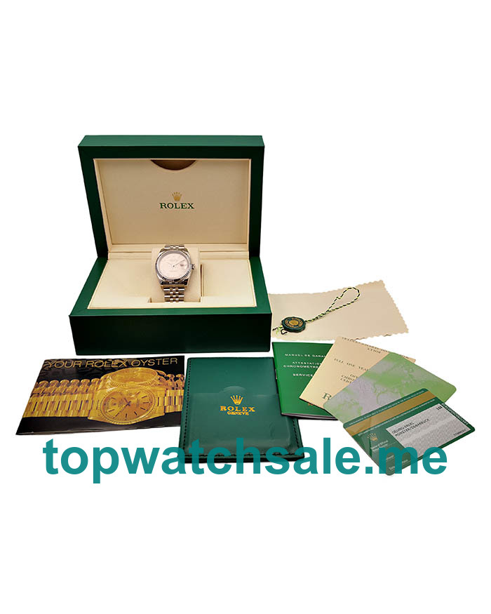 UK Perfect 1:1 Rolex Datejust 116234 Fake Watches With Rhodium Dials For Sale