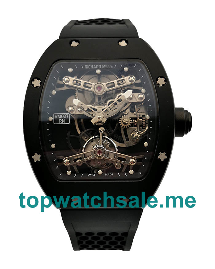 UK Swiss Movement Replica Richard Mille Watches RM027 - 48.00x39.70 MM For Men