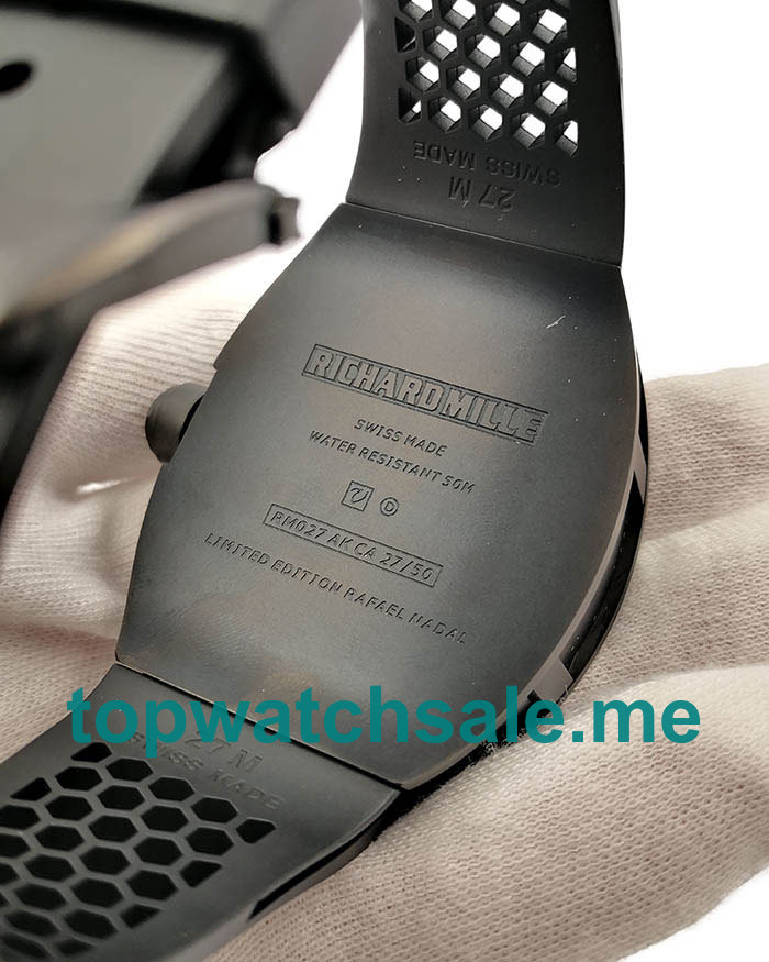 UK Swiss Movement Replica Richard Mille Watches RM027 - 48.00x39.70 MM For Men