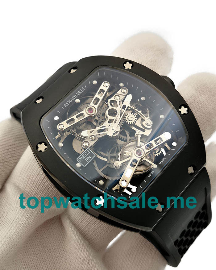 UK Swiss Movement Replica Richard Mille Watches RM027 - 48.00x39.70 MM For Men
