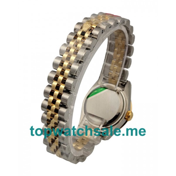UK Swiss Made Rolex Lady-Datejust 179383 Replica Watches With Champagne Dials For Sale