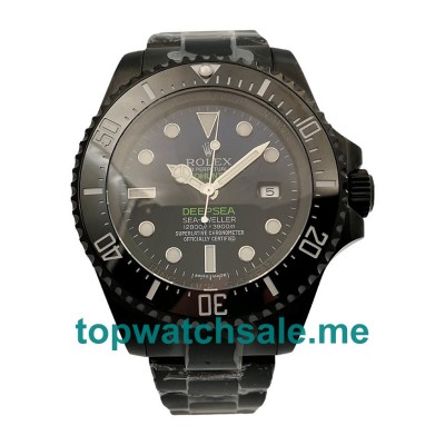 UK 1:1 Wholesale Replica Rolex Deepsea 116660 Jacques Piccard V5 PVD D-Blue Dial Swiss 2836-2