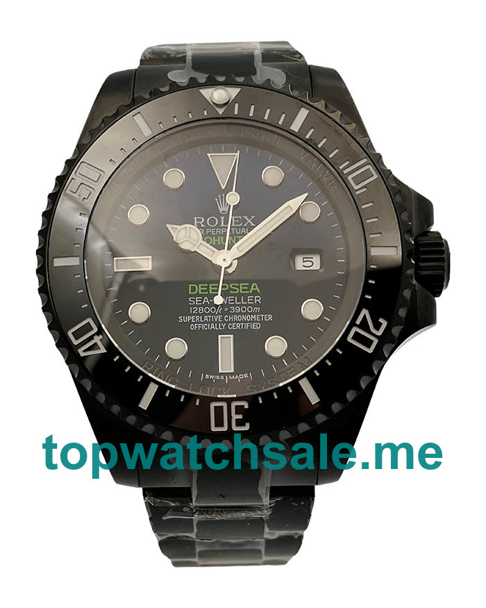UK 1:1 Wholesale Replica Rolex Deepsea 116660 Jacques Piccard V5 PVD D-Blue Dial Swiss 2836-2