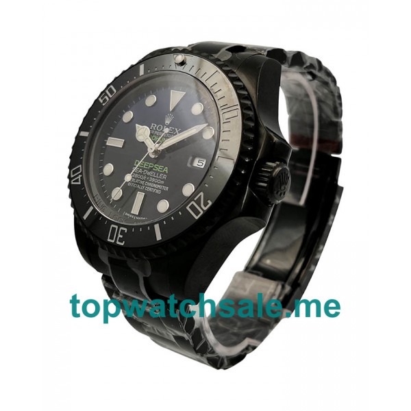 UK 1:1 Wholesale Replica Rolex Deepsea 116660 Jacques Piccard V5 PVD D-Blue Dial Swiss 2836-2